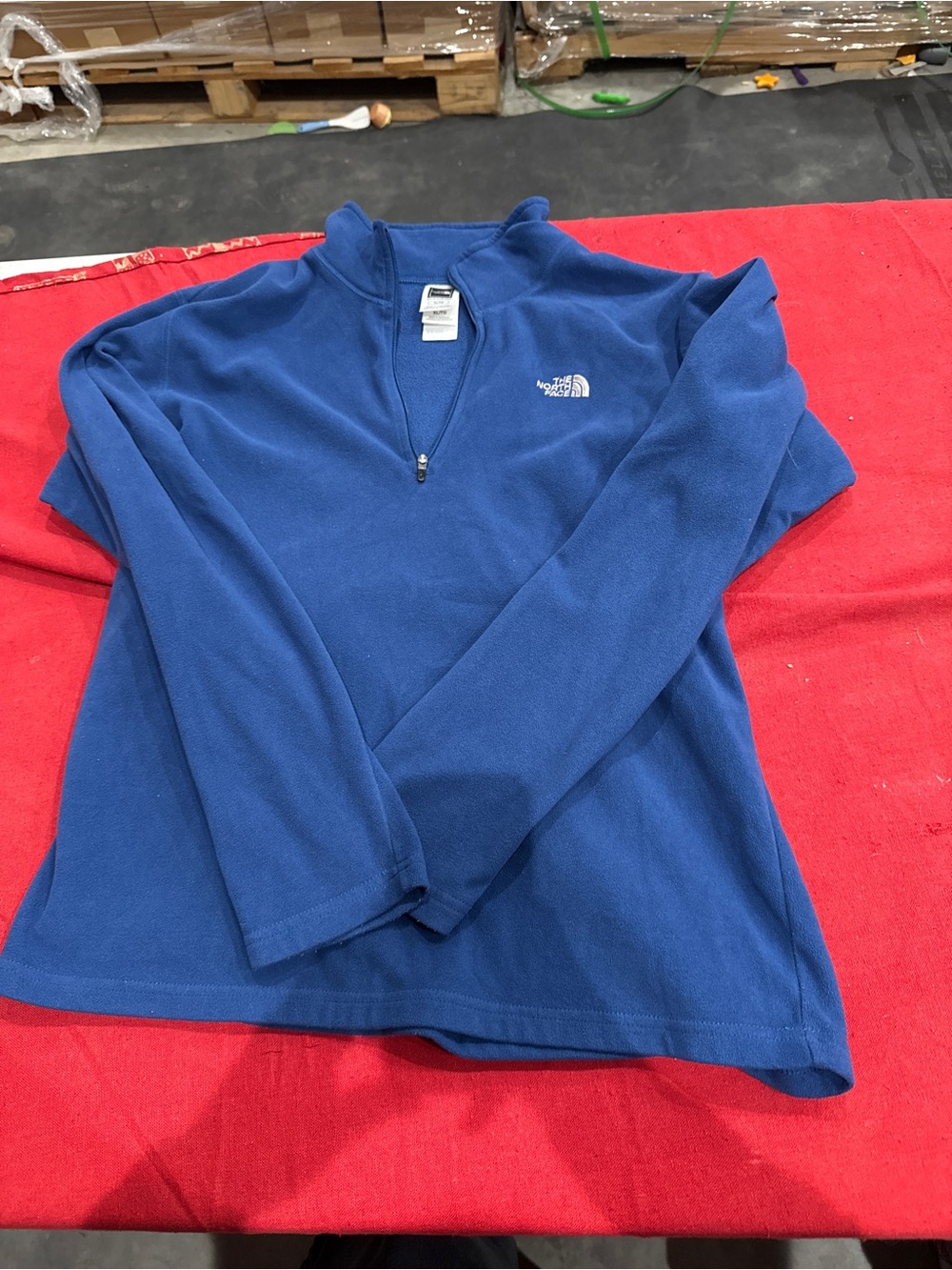 The North Face Blue Quarter-Zip Fleece Pullover